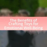 The Benefits of Crafting Toys for Emotional Well-Being